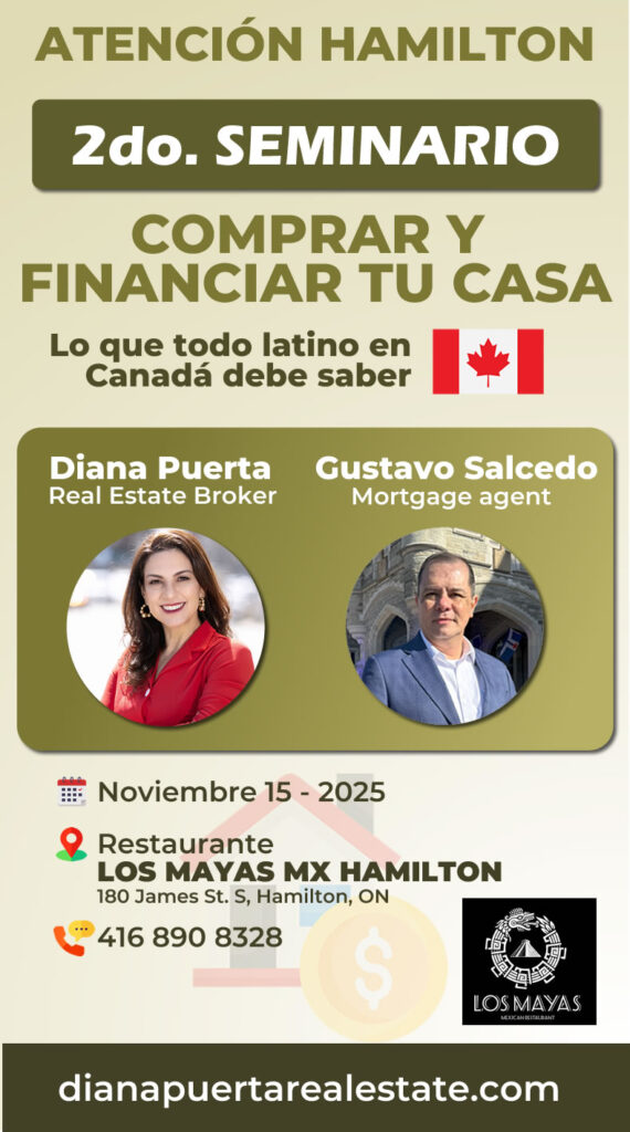 Segundo seminario Comprar y Financiar tu casa: Lo que todo latino en Canadá debe saber