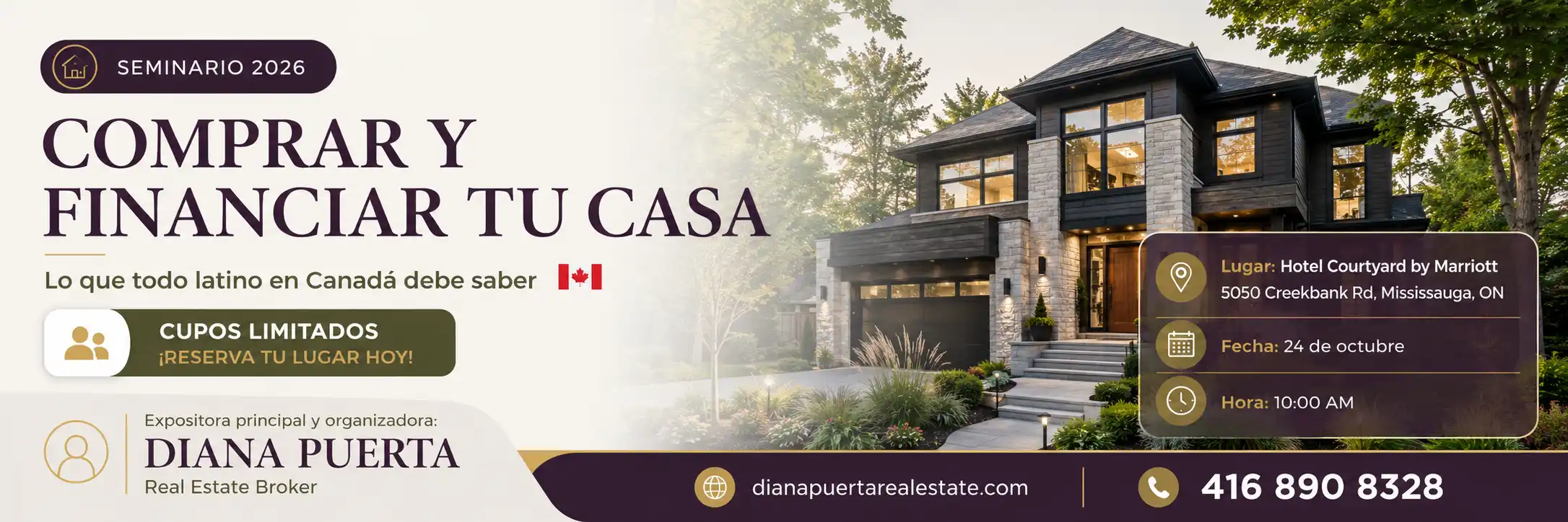 4to Seminario Comprar o Financiar tu casa en Canada - lo que todo latino tiene que saber - version 2026